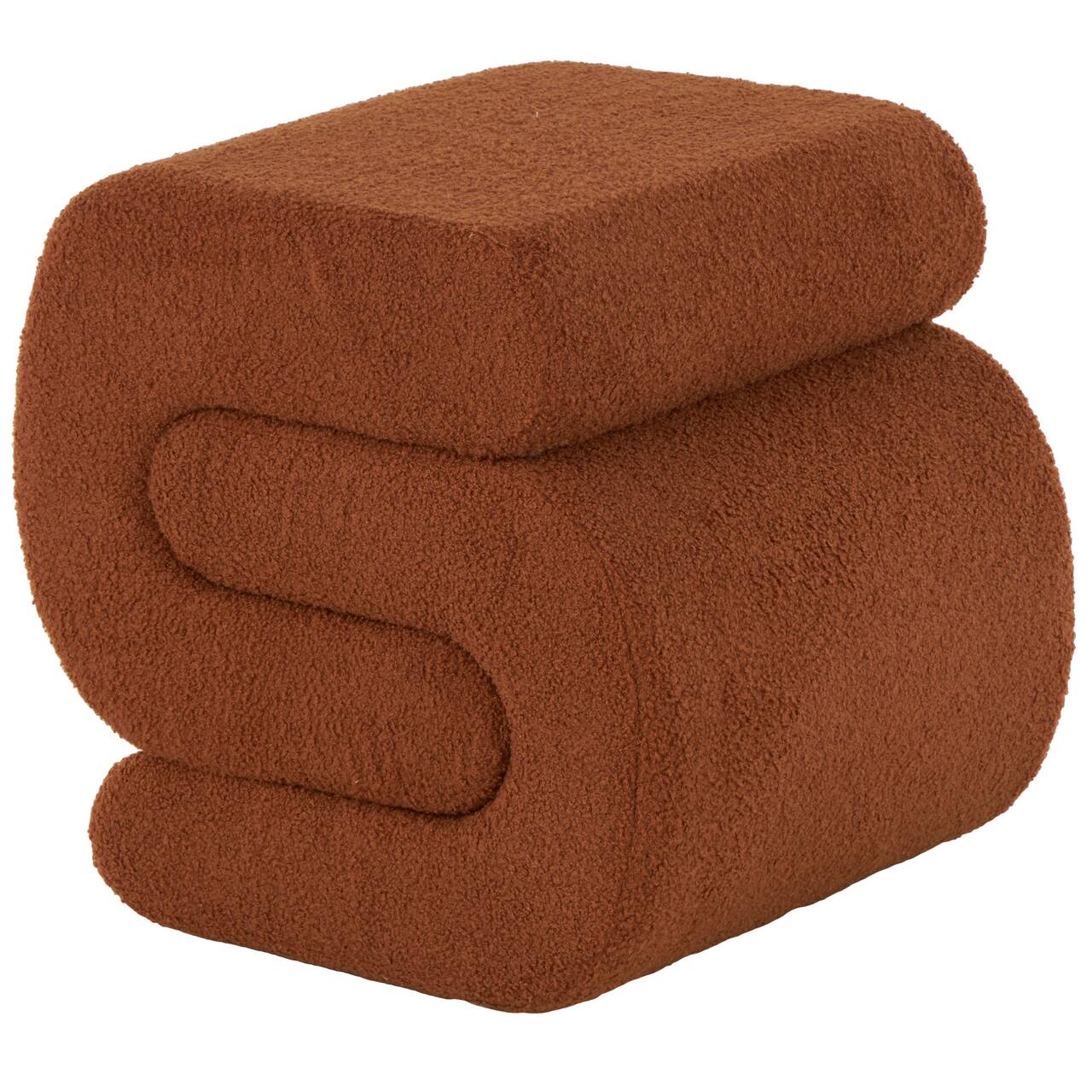 19" S-Shaped Room Ottoman with Connected Arches